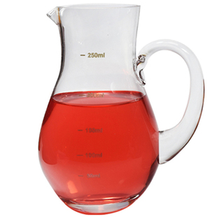 加厚小白酒杯分酒器醒酒玻璃水晶公杯烈酒饮料分配器具小茶海三两