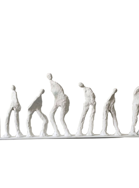 玄关人物雕塑合成树脂装饰抽象