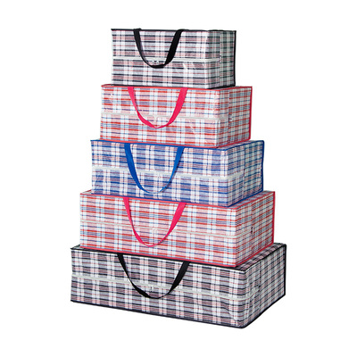 编织袋打包袋防水红白蓝搬家袋