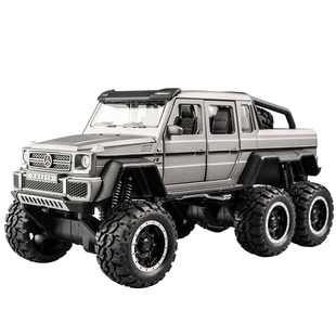 奔驰G63 6X6大轮皮卡合金模型车儿童礼物仿真汽车模型男孩玩具车