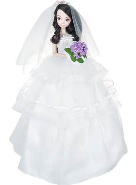 可儿花样新娘婚纱换装女孩玩具