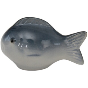 陶瓷漂浮小黄鸭乌龟青蛙鱼客厅鱼缸装饰陶瓷鱼摆件儿童玩具礼物