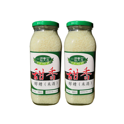 美尔滋玻璃瓶装醪糟甜米酒酒酿