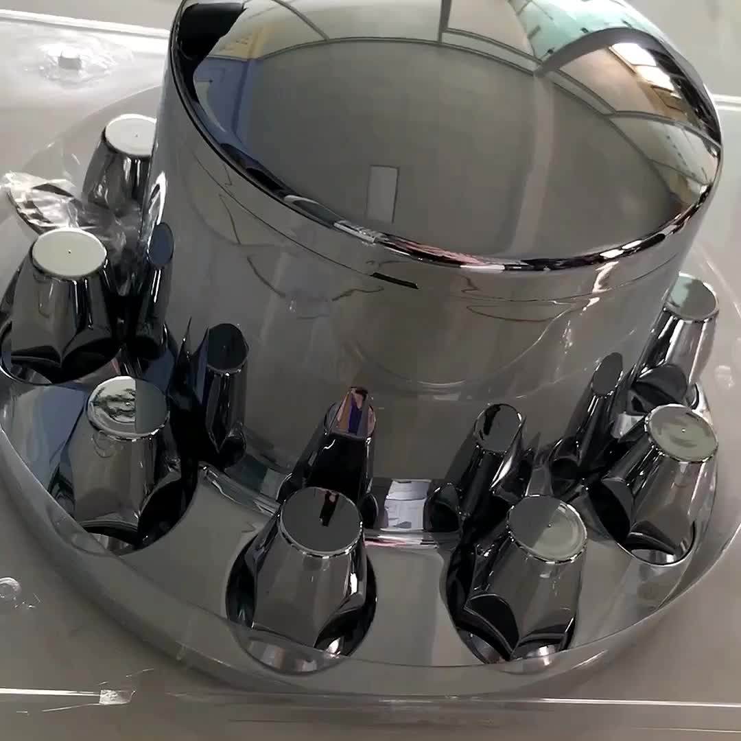 Truck Wheel Axle Cover Rear Axle Kit With Dome Hub Cap Suits 10 Stud