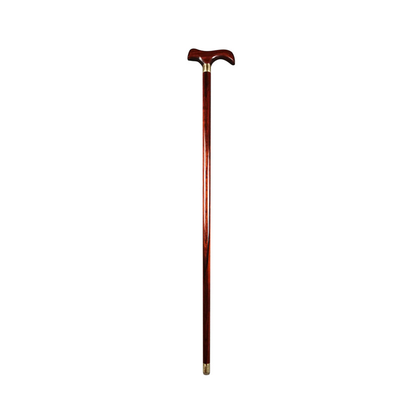 防滑紫檀红木头绅士进口文明棍