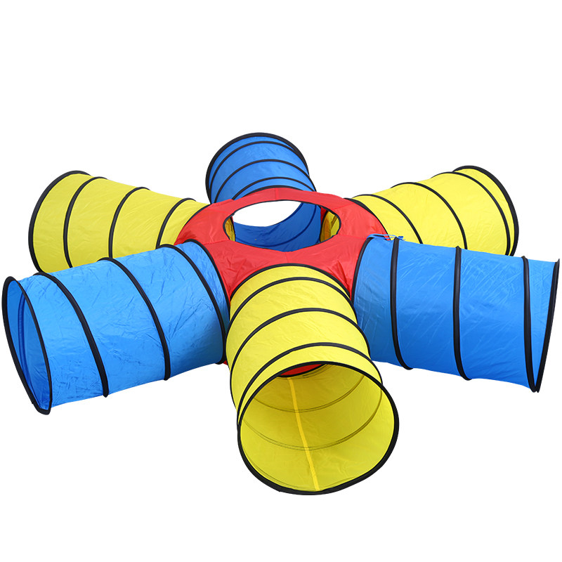 儿童阳光彩虹隧道玩具钻洞爬行筒幼儿园早教感统训练婴儿室内爬筒