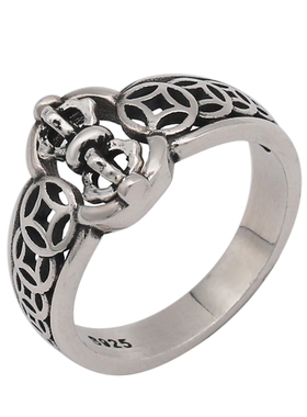 时尚饰品中国风招财小金刚戒指