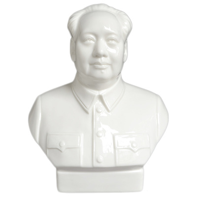 毛主席半身像毛泽东雕像陶瓷摆件