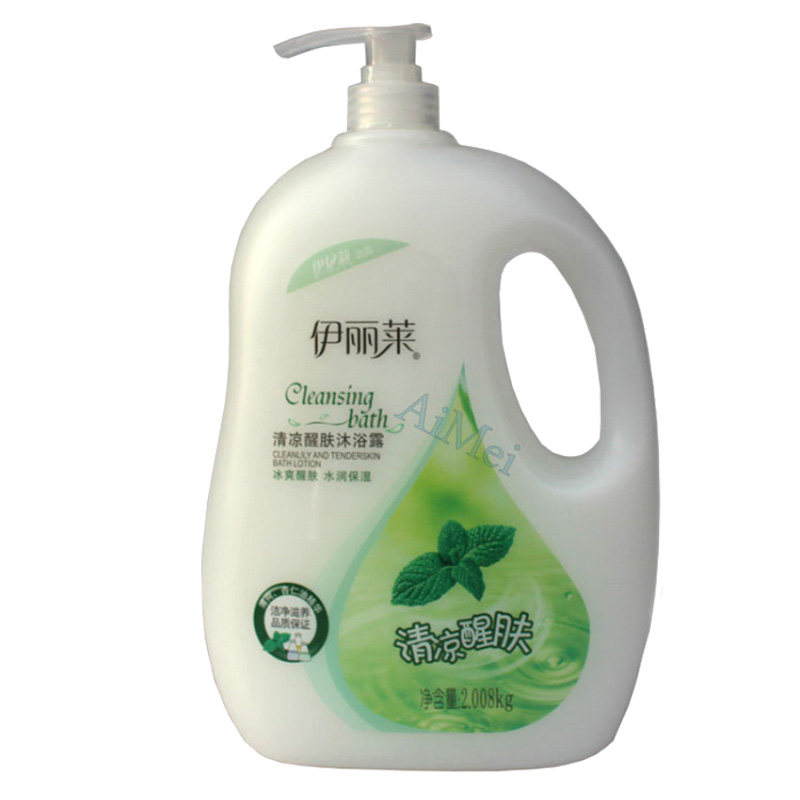 大瓶伊亿莉伊丽莱薄荷冰爽沐浴露