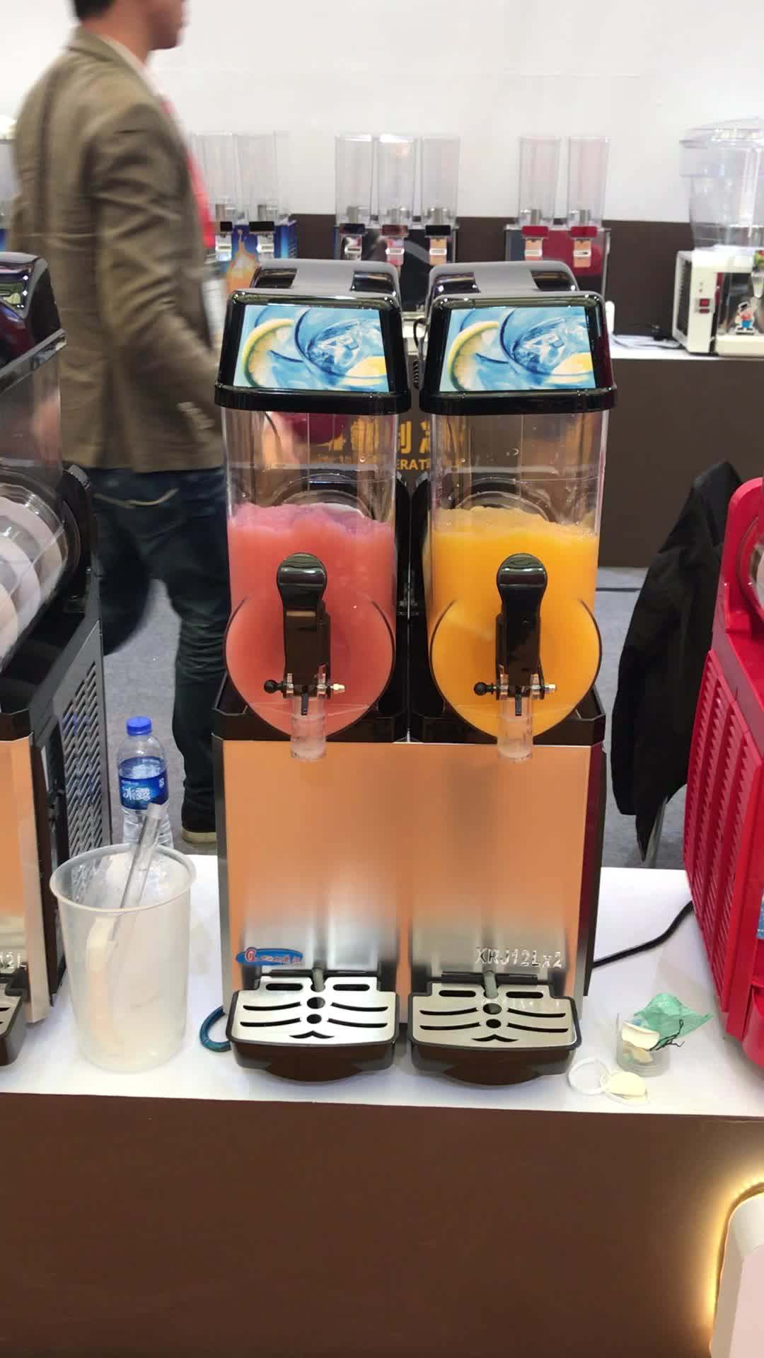 2 flavors slush machines XRJ12LX2 black, View slush machines, CIHAN