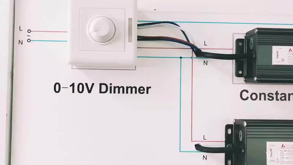 Single Output 45w 24v 12v Led Driver Transformer 12 V 010v Led Driver
