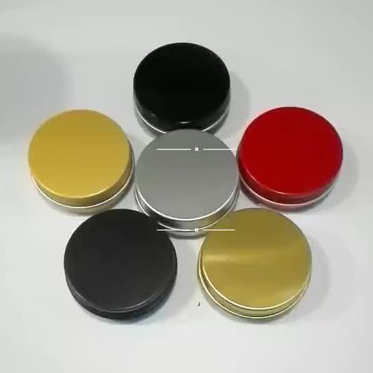30ml Wholesale Metal Tins Aluminium Tin Box For Custom Cosmetic Jar In