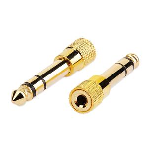 雅马哈电钢琴电子琴 鼓耳机转接头转换器6.5转3.5插头6.35mm通用