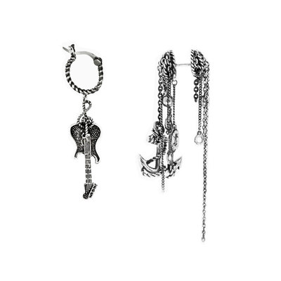 鸟巢吉他饰品耳环明星同款