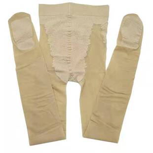 晨尔3313面膜钢丝连裤袜抗起球加裆刷不破踩脚九分可乐袜子3314女