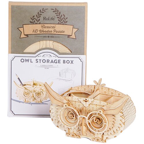 Robotime/若态木质立体拼图拼装diy小屋儿童成人桌面益智玩具