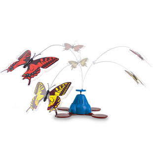 OURPETS美国成幼猫咪用奥派兹蝴蝶飞飞电动会飞旋转自动逗猫玩具