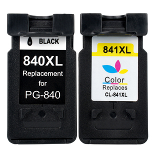 适用佳能840 841XL墨盒MG3680 3620 3600 TS308 MG2580 2500 2400 3080 TS3180 3380 3100打印机连供喷墨墨盒