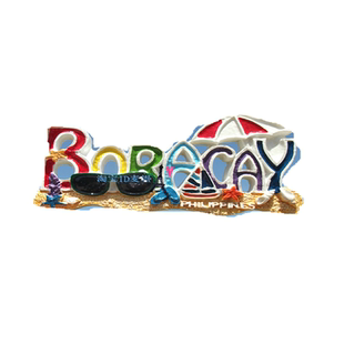 旅游纪念冰箱贴 菲律宾 长滩岛 BORACAY 沙滩美景 钥匙扣瓶起子