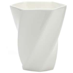 时尚螺旋骨瓷杯 咖啡杯简约杯子陶瓷 马克杯个性花茶杯家用咖啡馆