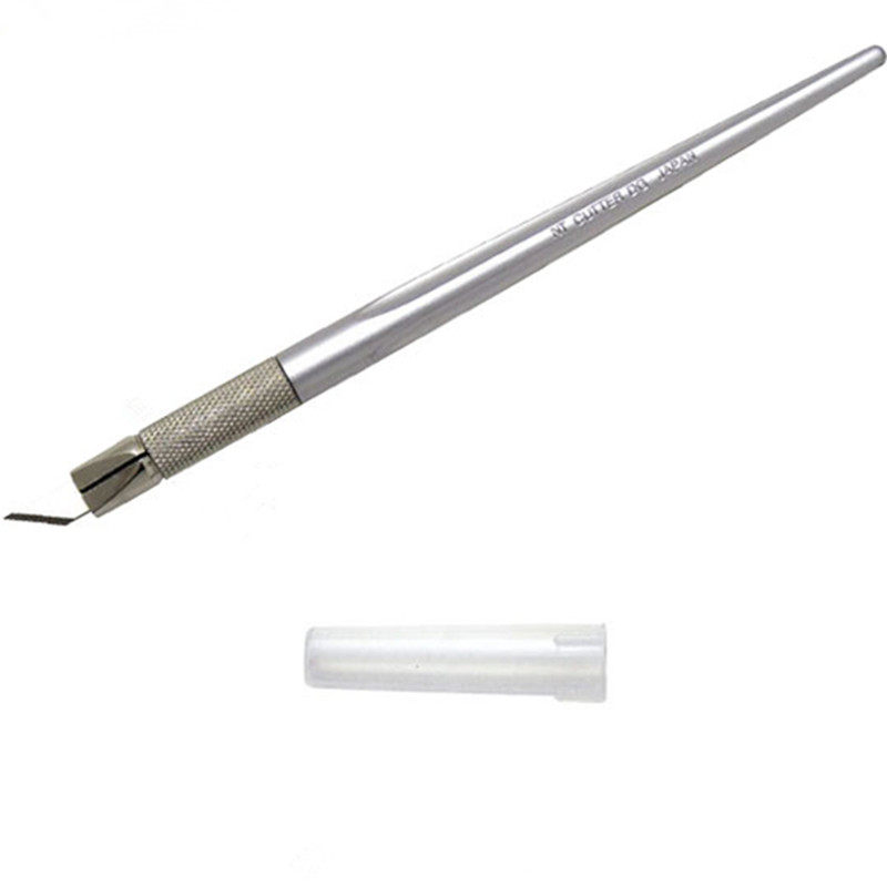 包邮日本进口NT橡皮章雕刻刀 全金属笔刀 配2种角度刀片 D-400GP