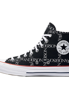 converse匡威联名黑白帆布鞋