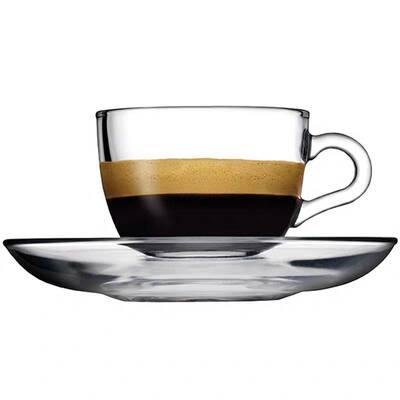 欧式风无铅玻璃咖啡杯