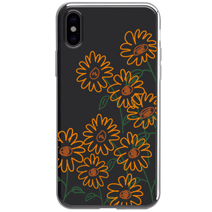 手绘小花雏菊适用16苹果13手机壳pura70华为nova13红米note14魅族21小米15荣耀300 vivox100透明麦芒20畅享70