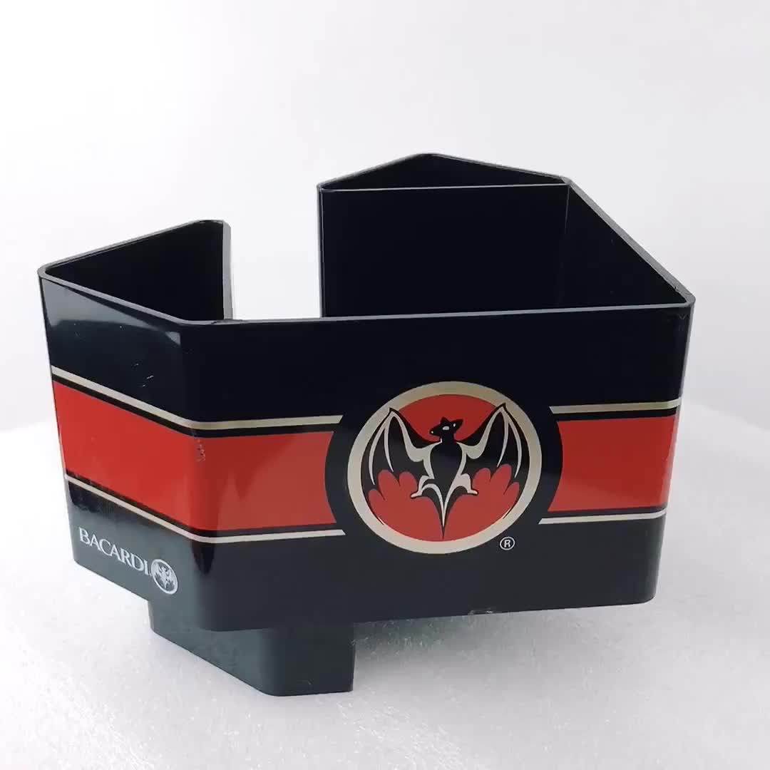 Bar Condiment Caddy Black Plastic Straws Holder Storage Organizer Buy