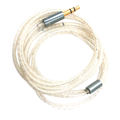 超美DIY耳机维修升级线材发烧HIFI透明镀银线耳塞入耳耳机替换线