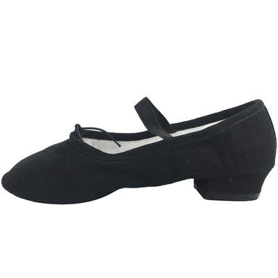 陈婷帆布软底芭蕾舞鞋