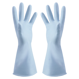 富家友曼妙夏天洗碗手套女家务洗衣衣服防水橡胶厨房耐用薄款家用