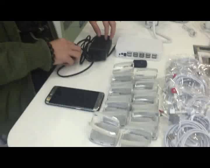 10 Ports Anti Theft Security Devices With Charging Alarm For Oppo