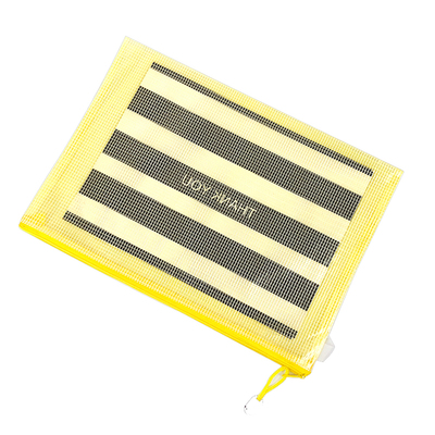 亚信戈德文件袋拉链式a4白色网纱