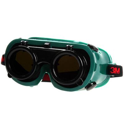 3M 10197防冲击护目镜电焊工劳保眼镜焊接眼罩防电焊弧光墨镜