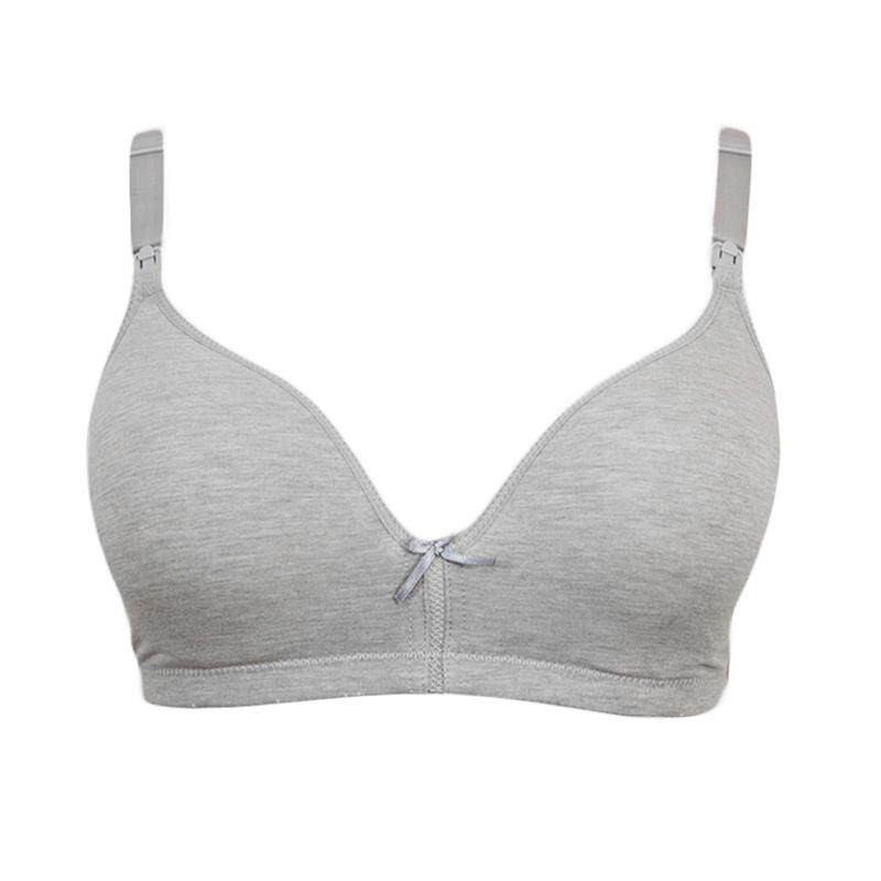 十月妈咪浦乳棉质上开扣孕妇内衣