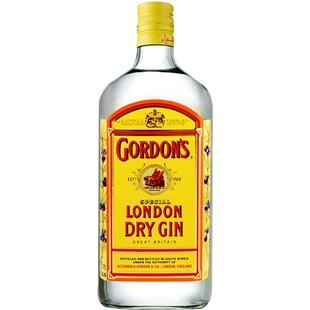 进口洋酒 哥顿金酒 Gordon's干金酒杜松子酒琴酒洋酒鸡尾酒基酒
