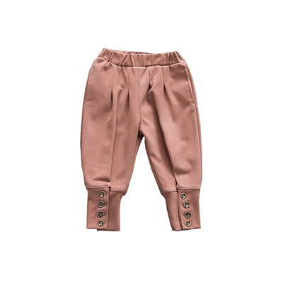 女童加绒加厚哈伦小脚1-2岁长裤