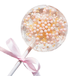 墨大叔手工棒棒糖大进口原料烟花星空闺蜜婚礼送男女友粉色珍珠