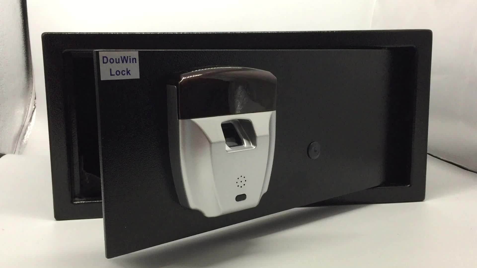 Mini Storage Biometric Fingerprint Fireproof Safe Box For Home Or Hotel