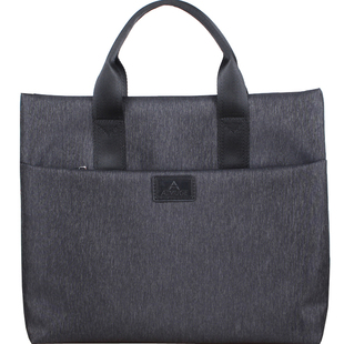 M/爱牧格手提文件袋A4牛津布公文包定制logo男女士商务办公开会包