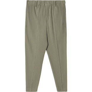 KUYIOU/一生褶  手工三次褶皱宅男松紧腰休闲中缝西装长裤男JF218