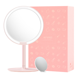 【618提前购】amiro化妆镜台式led灯mini网红梳妆镜日光美妆镜
