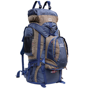 双肩背包家庭旅行户外野营大容量登山80L男女通用旅游装备配雨罩