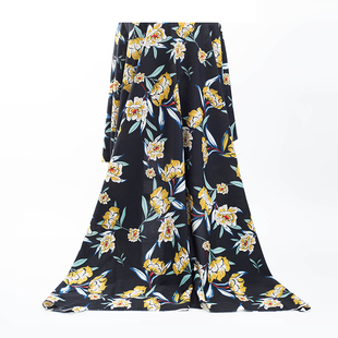 包邮国风印花不透碎花面料 制作连衣裙服装女衬衫梭织布料 一米价