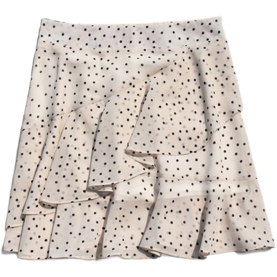 雪纺短裙鱼尾裙半身裙夏显瘦高腰