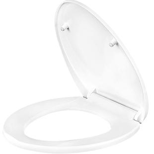 脲醛马桶盖不发黄通用坐便盖彩色老式缓降加厚座便器盖板V型U型