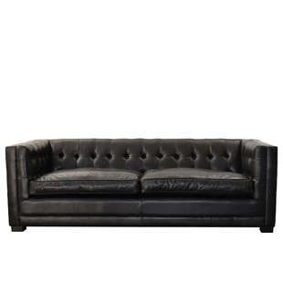 北欧现代 意大利进口头层牛皮 青皮 全真皮 高端复古 羽绒沙发749