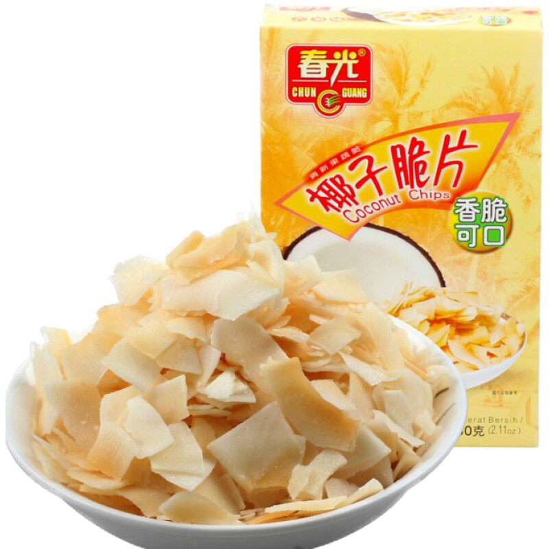 包邮海南特产春光椰子脆片