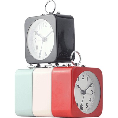 北欧金属静音大气ins石英闹钟